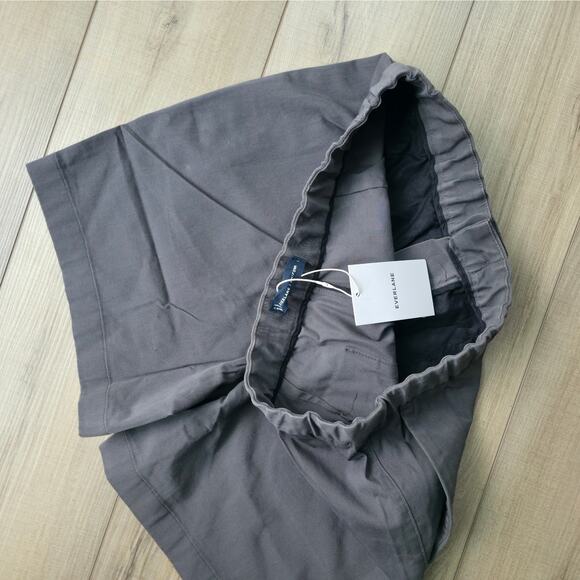 Everlane Uniform The Pull-On Performance Chino Dark Gray Short Men Sz L 34-36 - Picture 8 of 11